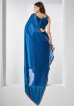 Women's Silk Blend Saree - Image 4
