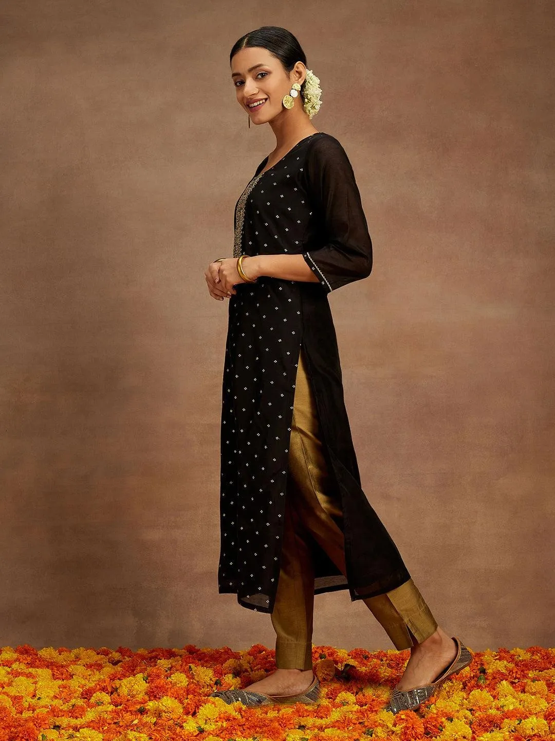 Black kurta