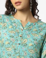 Women Printed Straight Kurta - Image 2